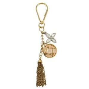 Louis Vuitton Ice Flower Bag Charm Gold Silver Keychain